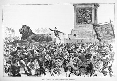 Riots in the West End of London: Break Up of the Trafalgar Square Meeting, from 